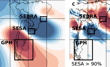 Planetare Wellen treiben Monsunregenfälle in Südamerika an