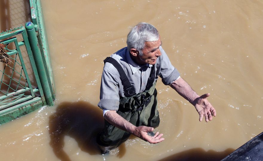 Rekord-Fluten im Balkan hängen mit Störung riesiger Luftströme zusammen