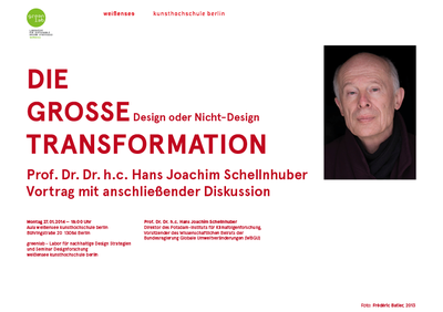 Vortrag: Die große Transformation. Design oder Nicht-Design