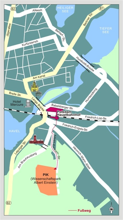 Potsdam Hauptbahnhof / Telegrafenberg (PIK)