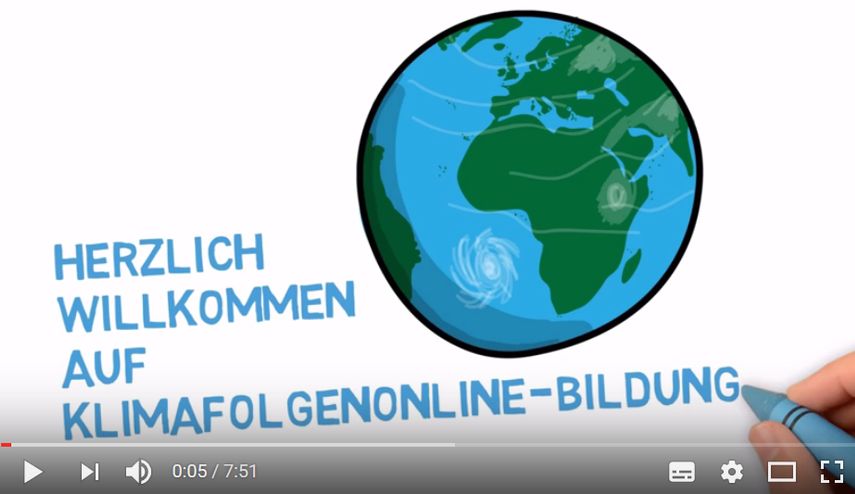 Screenshot Tutorial klimafolgenonline-bildung.de