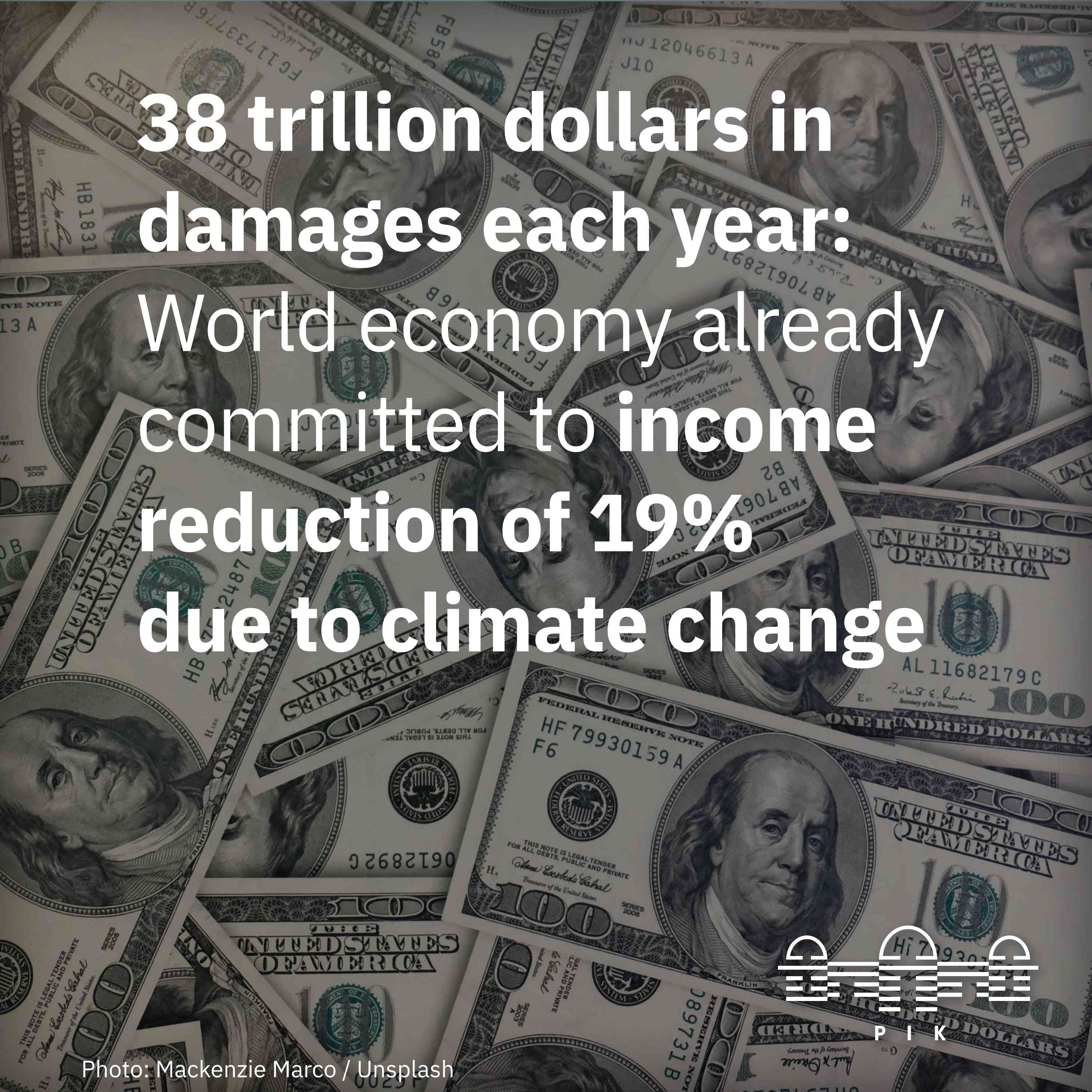 38 trillion dollars in damages each year: