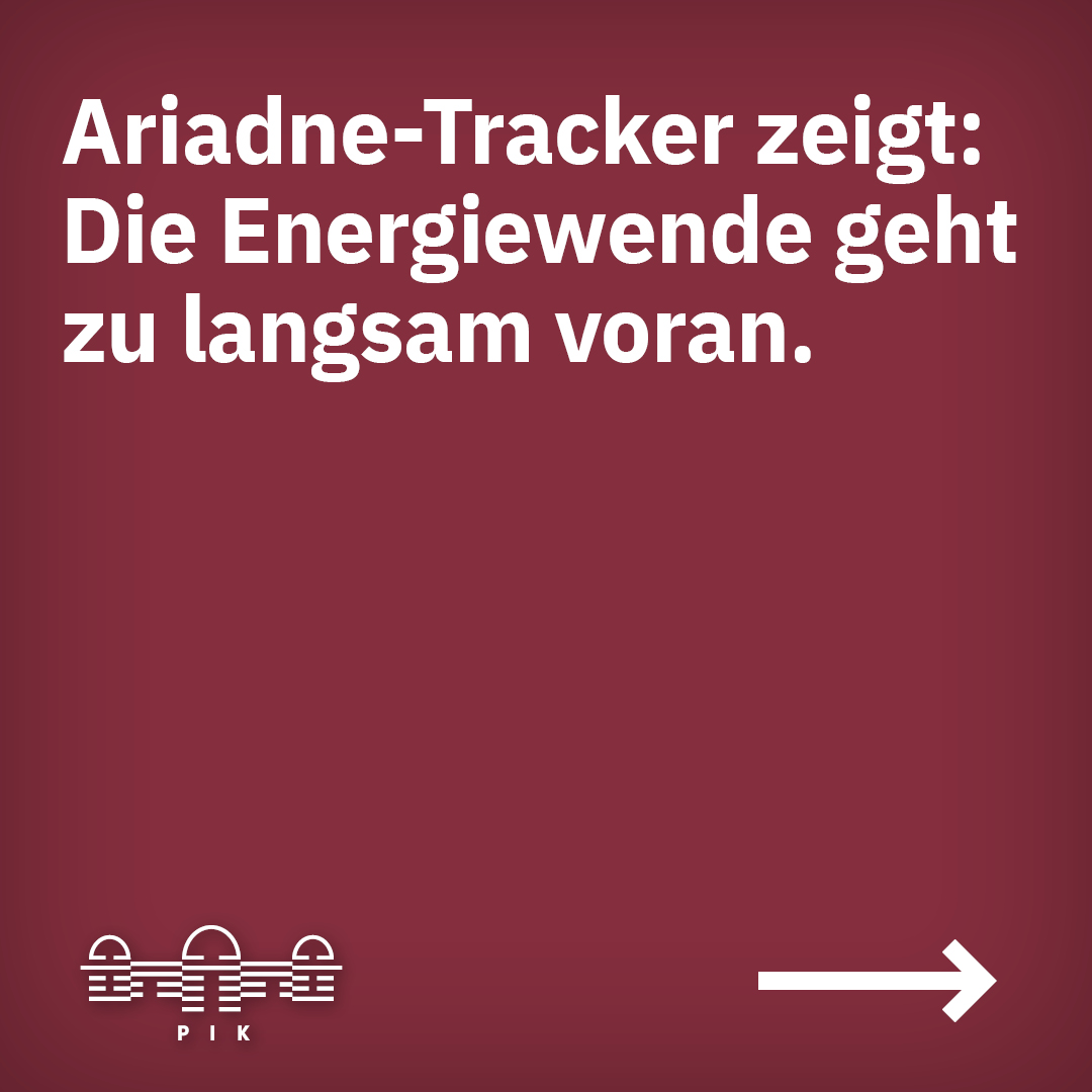 Ariadne-tracker & Energiewende