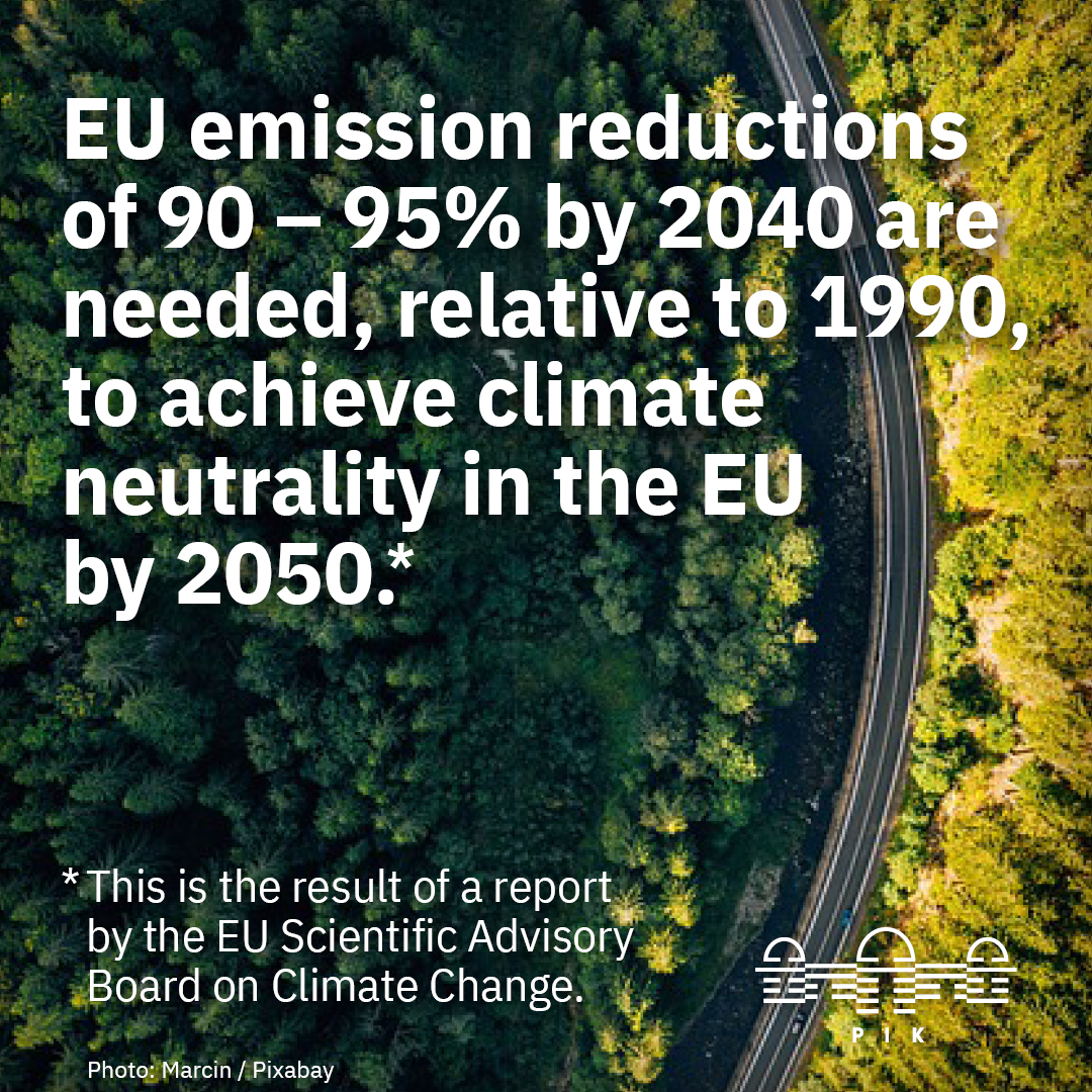 EU climate Advisory Board recommends ambitious 2040 climate target