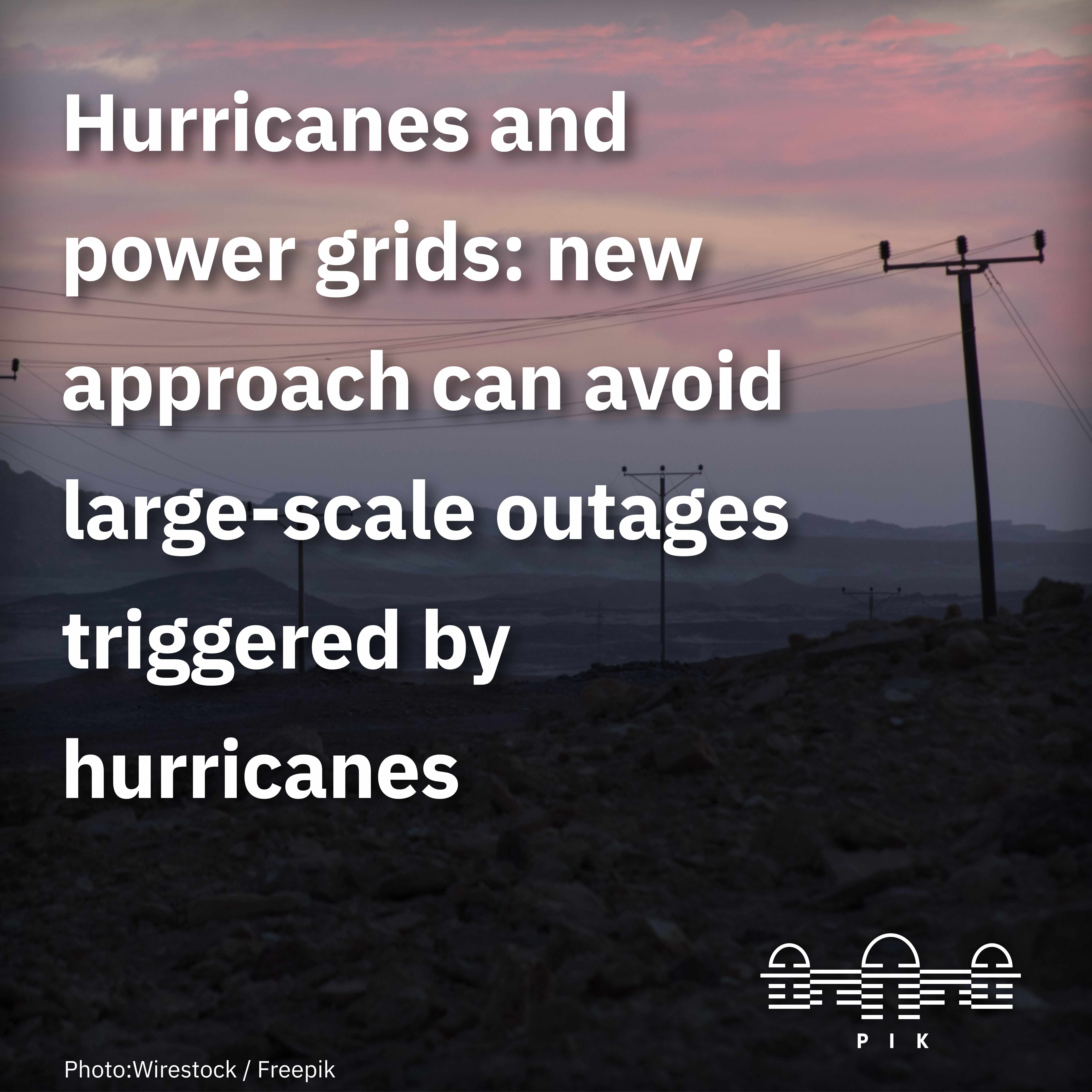 Hurricanes and power grids