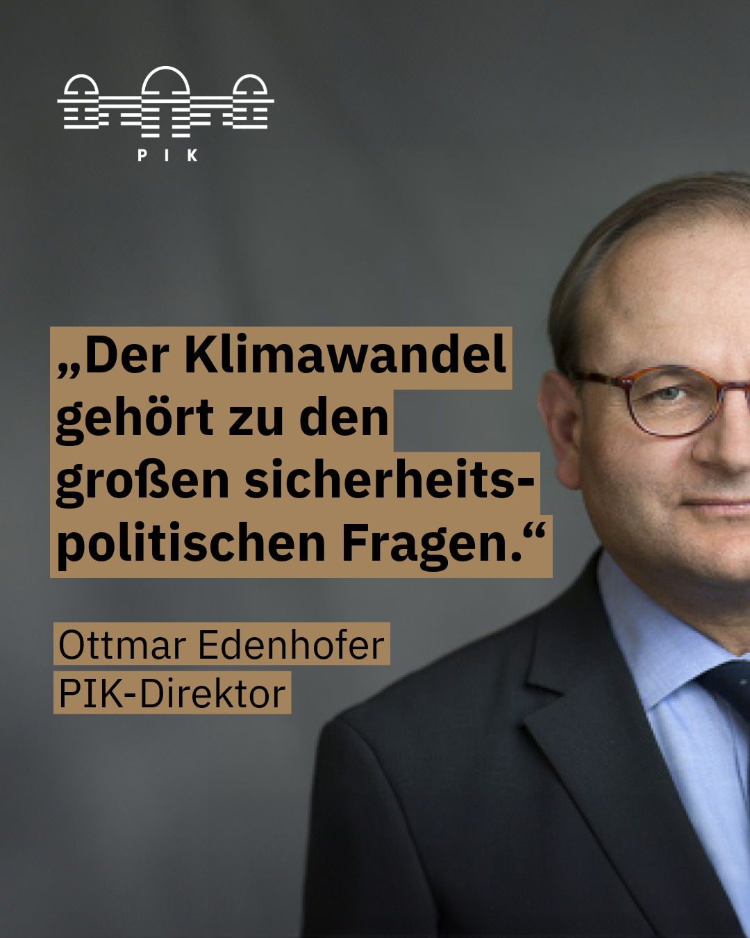 PIK-Direktor zu den Sicherheitsrisiken durch Klimawandel