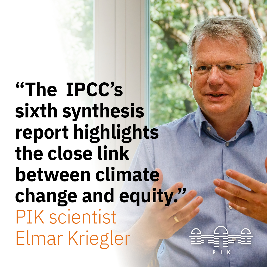 PIK statement on today's IPCC synthesis report