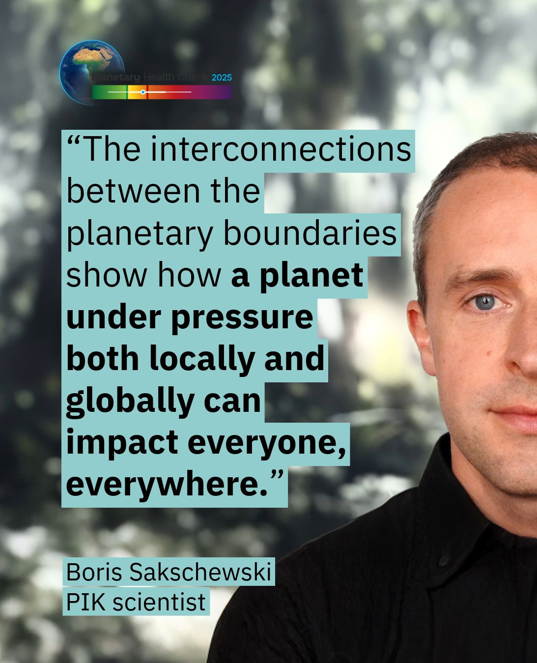 Planetary Health Check 2025 — Potsdam-Institut für Klimafolgenforschung