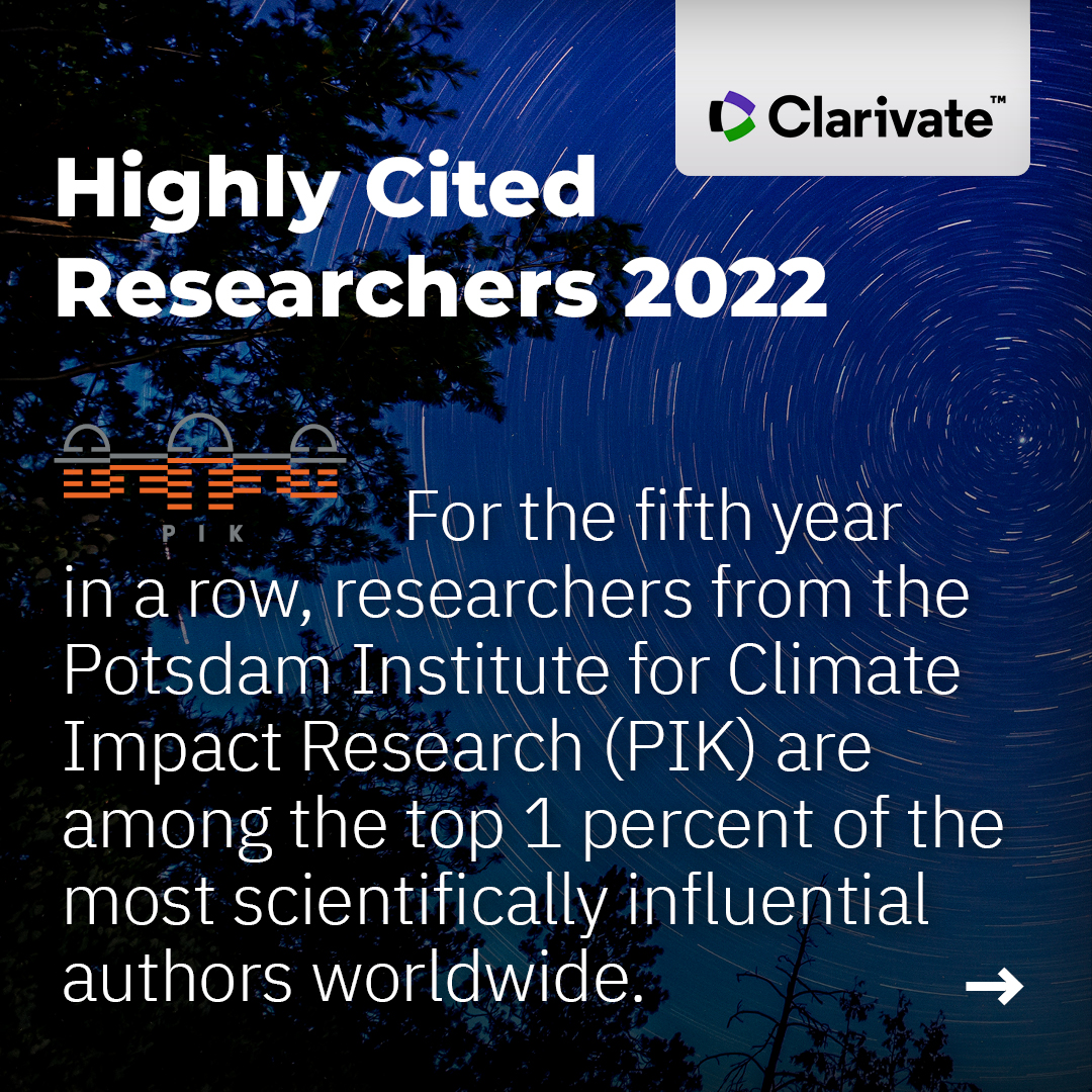 Potsdam researchers amongst top 1% most cited worldwide