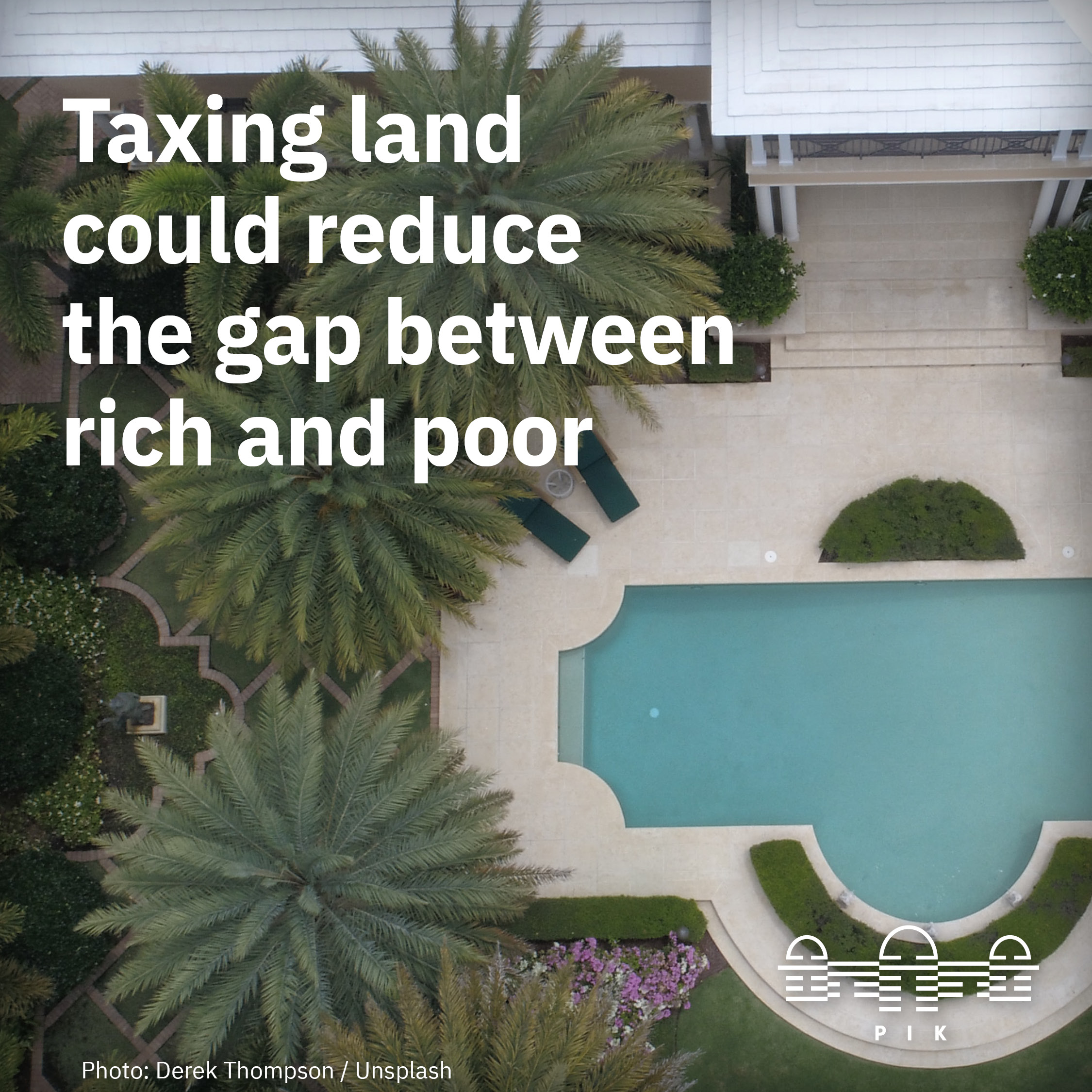 Taxing land can reduce wealth inequality