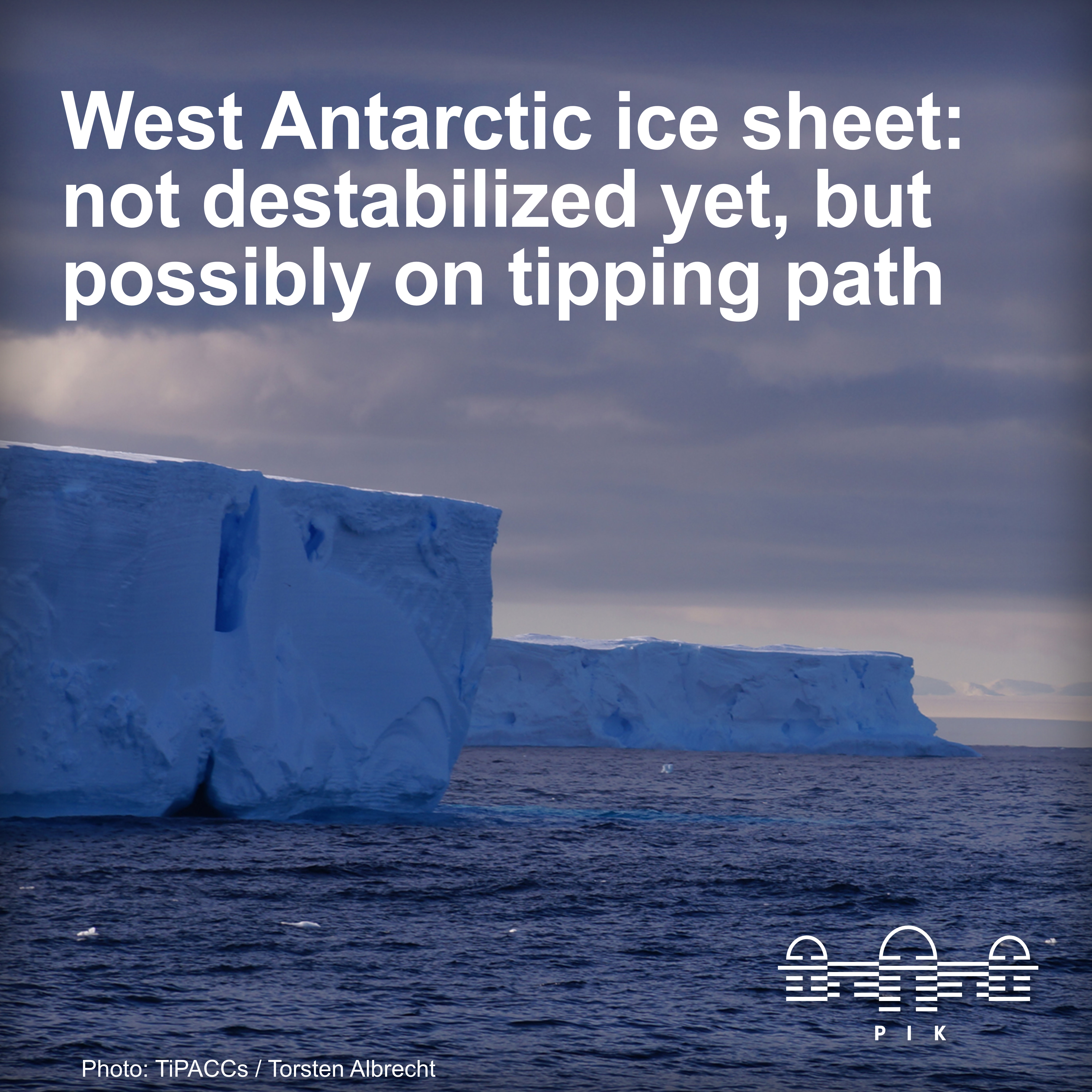 West Antarctic ice sheet not destabilized yet