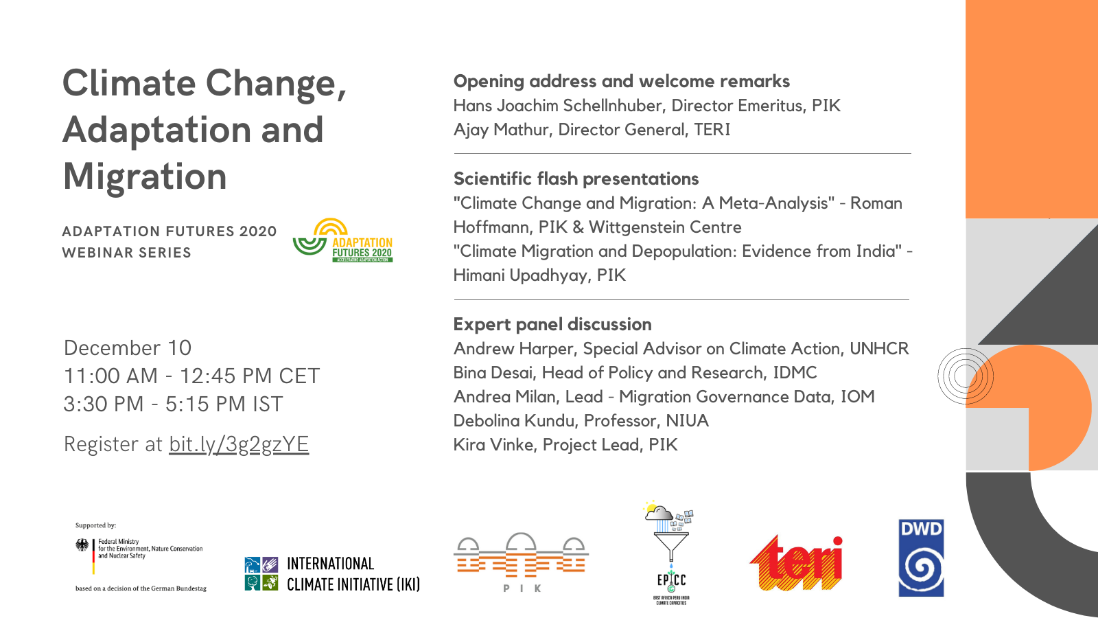 Climate Change, Adaptation and Migration — Potsdam Institute for ...