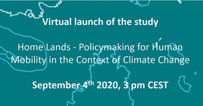 Virtual launch of the study: "Home Lands – Island and Archipelagic States’ Policymaking for Human Mobility in the Context of Climate Change"