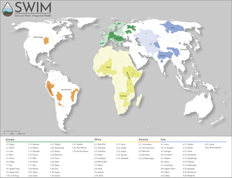 Map of SWIM applications