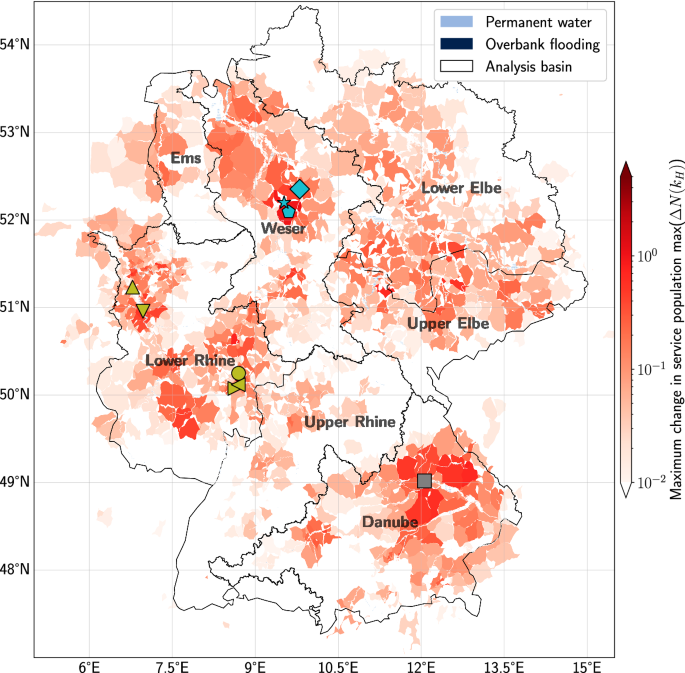 Unveiling hidden risks in healthcare from flood-induced transportation disruption in Germany