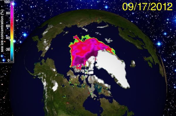 „Record sea-ice melt a warning sign“: top German Arctic researchers