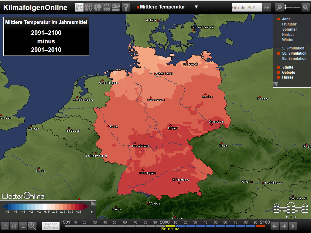 From summer droughts to winter floods: climate impacts in Germany