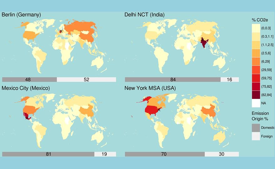 Cities can cut greenhouse gas emissions far beyond their urban borders