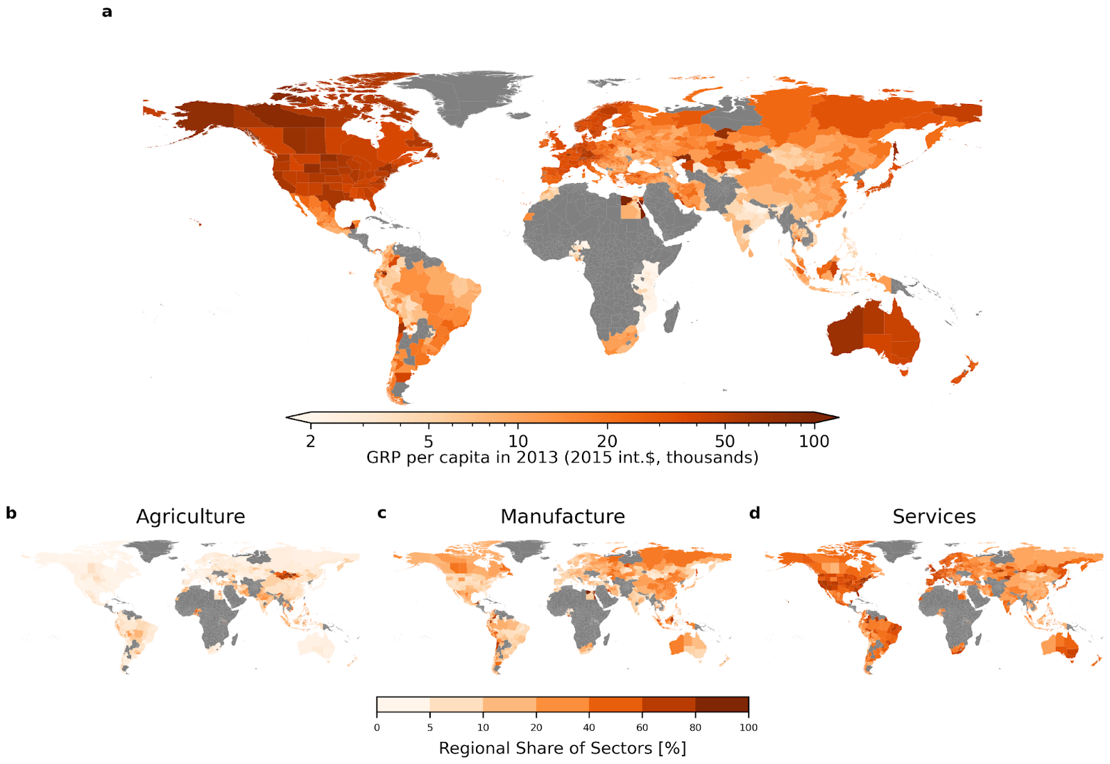 Six decades and more than 1600 regions worldwide: New database on economic development and climate change