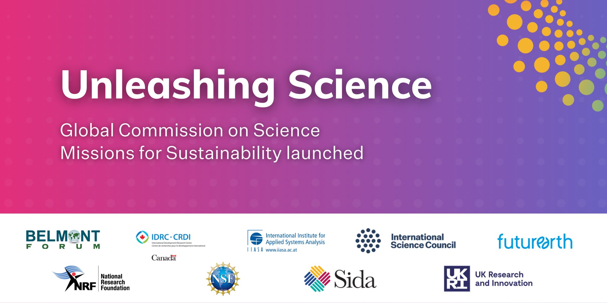 Kickoff Global Commission on Science Missions for Sustainability with