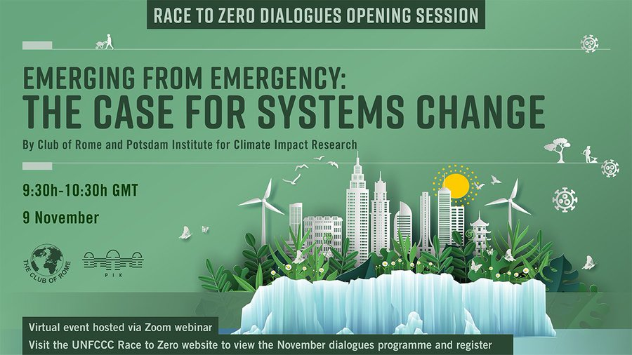 "System Transformation": #RaceToZero UNFCCC pre-COP26 event