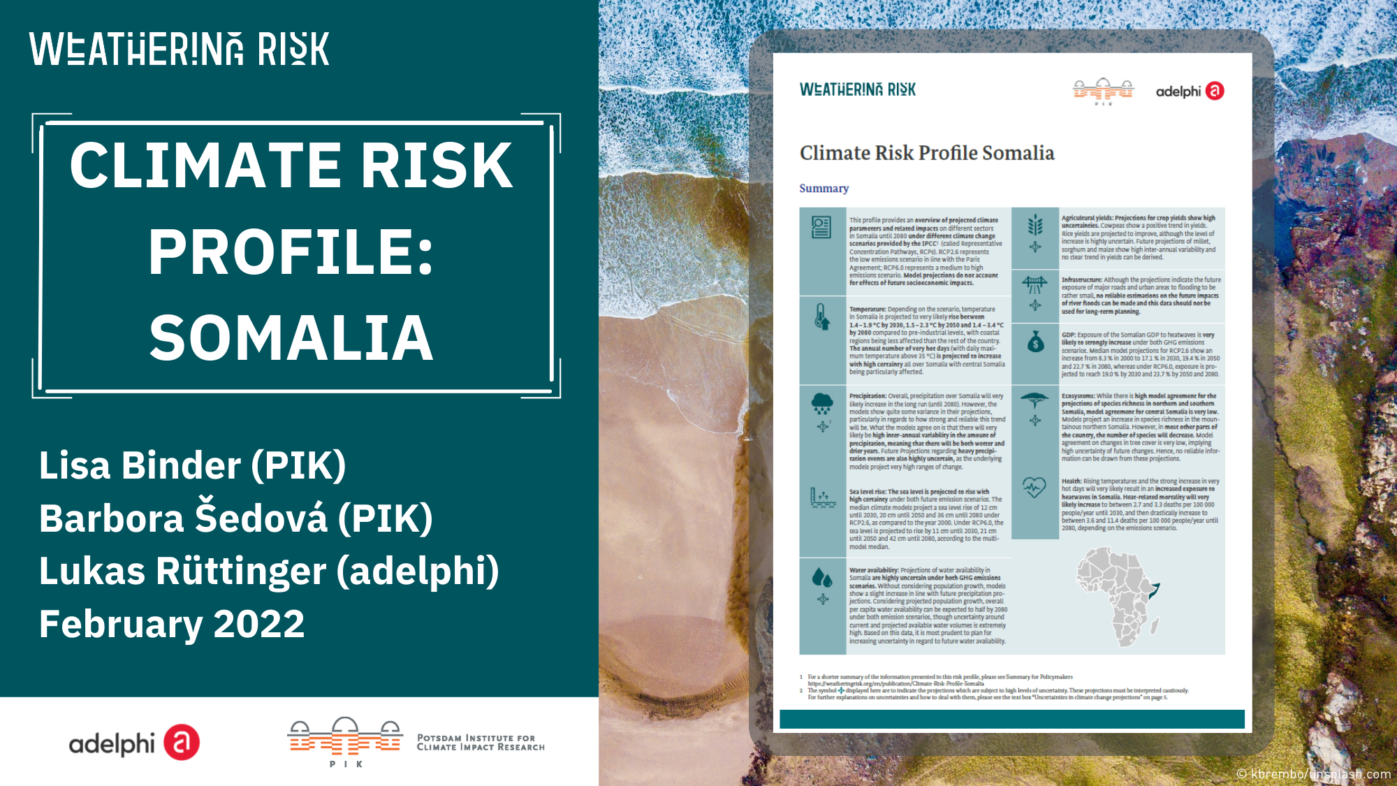 Risk Profile for Somalia reveals high exposure to future climate change impacts