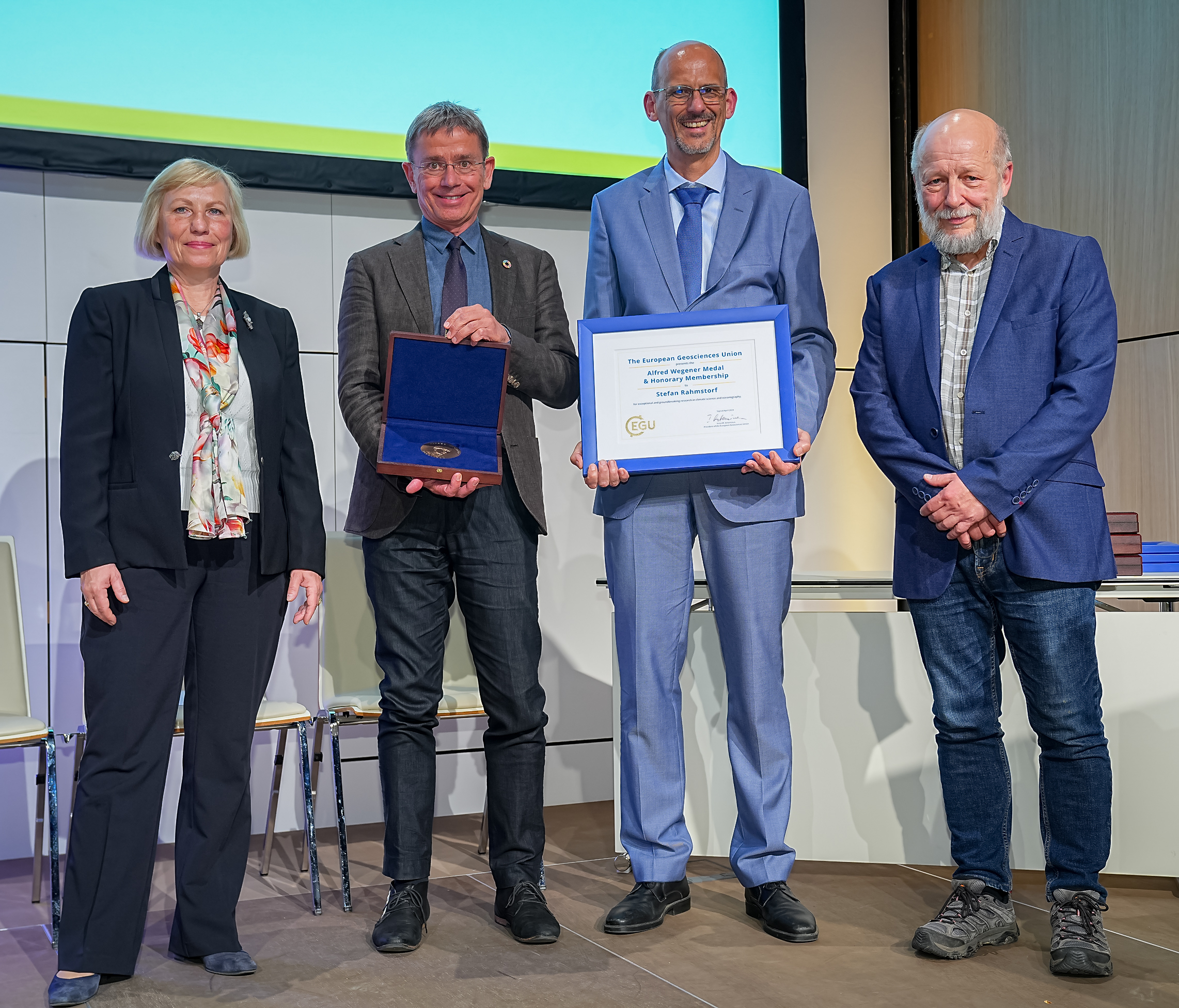 Stefan Rahmstorf honoured with Alfred Wegener medal