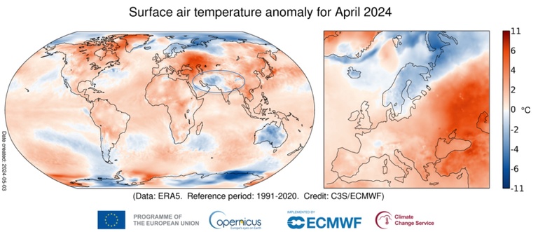 Surface air temperature anomaly for April 2024.jpg